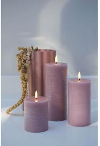 Uyuni Lighting - Pillar Candle LED 7,8x15,2 cm Rustic Dusty Rose Uyuni Lighting