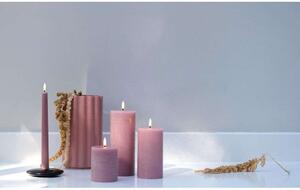 Uyuni Lighting - Pillar Candle LED 7,8x20,3 cm Rustic Dusty Rose Uyuni Lighting
