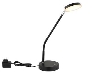 Globo 58504TS - Lampă de masă LED tactilă dimabilă SILVIO LED/6,5W/230V neagră