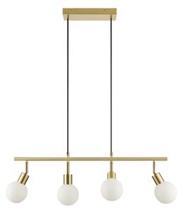 Brilliant - Lustră suspendată pe cablu JORGE 4xG9/10W/230V, alamă