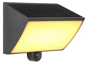 Brilliant - Aplica de perete solară LED SIERRA LED/6W/3,7V 2000 mAh IP54 negru