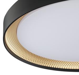 Brilliant - Plafonieră LED dimabilă WALDO LED/36W/230V, negru/auriu + telecomandă