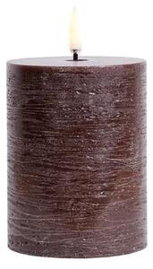 Uyuni - Pillar Candle LED 7,8x10,1 cm Rustic Brown Uyuni