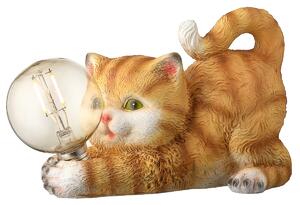 Lampa solara LED Pisica, pentru casa si gradina