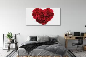 Tablouri canvas Inima de trandafiri