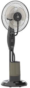 HOMCOM Ventilator cu Nebulizator și Rezervor 3,2L, 3 Moduri și 3 Viteze, Ventilator cu Oscilație 70°, Înclinare 10°, Temporizator 7,5h, Telecomandă, 75W, 120cm | Aosom Romania