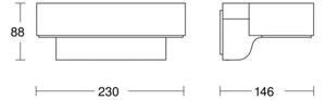 Aplică LED de exterior cu senzor STEINEL 065690 L800 LED/7,5W/230V IP44