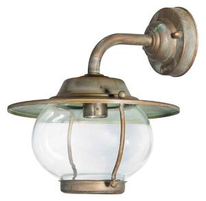 Moretti Luce Lampă de perete în aer liber Betulle 2060 alamă antic, reglabil, Bronz / Alamă Veche, Metal, Antichitate