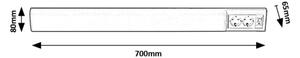 Corp de iluminat LED pentru corpuri de bucătărie Rabalux 78065 BATH LED/15W/230V 4000K