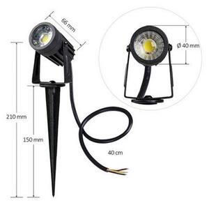 LED Corp de iluminat exterior LED/3W/85-264V IP67