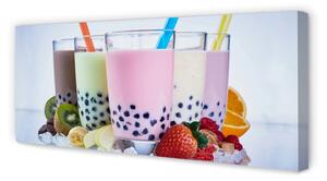 Tablouri canvas lapte shake-uri cu fructe