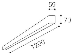 Plafonieră LED dimabilă LED2 NOLI LED/40W/230V 3000K/3500K/4000K alb