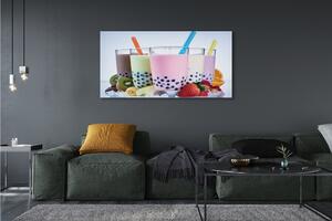 Tablouri canvas lapte shake-uri cu fructe