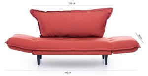 Canapea extensibila cu 3 Locuri Vino, 120 x 85 x 85 cm
