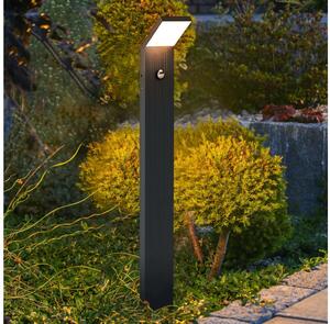 Brilagi - Lampă LED de exterior RIANO cu senzor, 8W, 230V, antracit, IP65, 80 cm