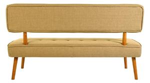 Canapea Fixa cu 2 Locuri Westwood Loveseat, Maro Deschis, 140 x 64 x 78 cm