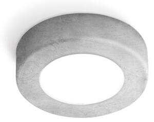 Austrolux Kolarz Click R plafonieră, foiță argintie, Ø 12 cm, GX53, reglabil, Metalic, Camera de zi / sufragerie, Metal, Design