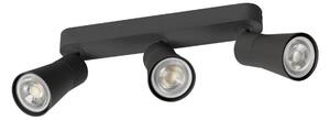 SLV Plafonieră Puri 2.0 Cone, negru, lungime 26 cm, 3 becuri, 20 W, 3000 K,, reglabil, Negru, Camera de zi / sufragerie, Aluminiu, Modern