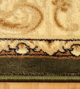 Traversa Hol, Model Lotos 535 310, Festonata, Latime 60 cm, Verde 60 x 200, Dreptunghi, Verde