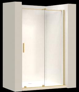 Rea Montana, usa de dus culisanta in deschidere 110x200, sticla transparenta de 6 mm, profil auriu mat, KPL-K6402