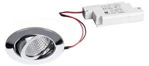 BRUMBERG spot încastrat reglabil 38° crom 2700K,, Metalic, Hol, Metal, Modern, Corpuri de iluminat încastrate rotunde