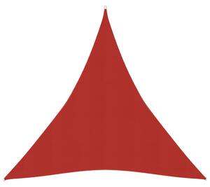 Pânză parasolar, roșu, 3x4x4 m, HDPE, 160 g/m²