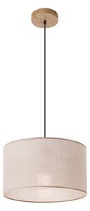 Lustr pe cablu ANTONIO 1xE27/60W/230V stejar