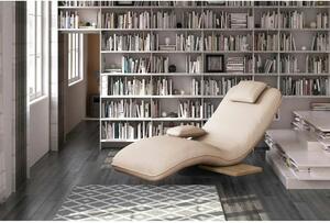 Sezlong rotativ EVO, stofa clasica bej - Austin 2, 78x163x86 cm
