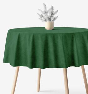 Goldea față de masă malaga - verde închis - rotundă Ø 140 cm