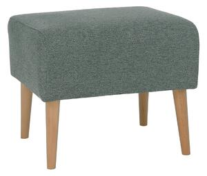 Taburet SAMY, stofa clasica verde menta, 42x52x43 cm