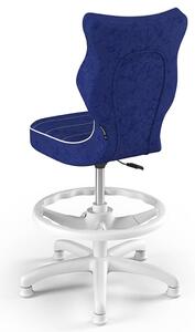 Entelo 436956 Ergonomic Children Chair with Footrest "Petit White Visto 06" Blue AB-A-4-A-A-VS06-B