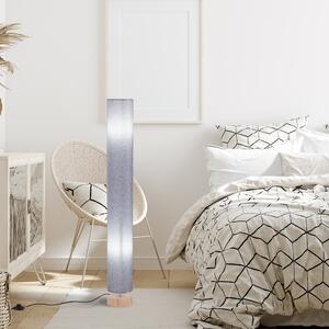 HomCom Lampa de Sol a Stelo cu Tulpina Lampa pentru Salon cu Abajur de Stofa 15x15x120cm