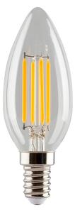 E3light - Bec LED 4W (470lm) Kerte Clear CRI90+ Dimmable E14