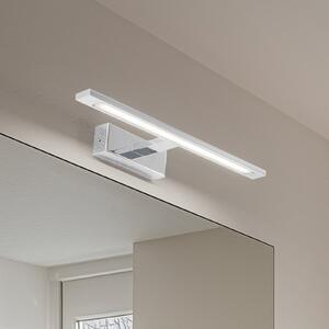 TK Lighting Aplică de perete LED Gallery metal cromat lățime 41,5 cm IP44, Metalic, Baie, Metal, Modern, Soclu de perete jos