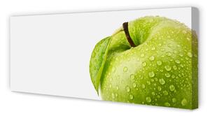 Tablouri canvas Apple a picături de apă verde