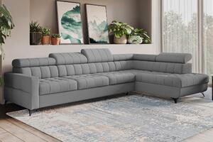 Colțar extensibil Nardo Maxi dreapta - gri pluș Pretty 17