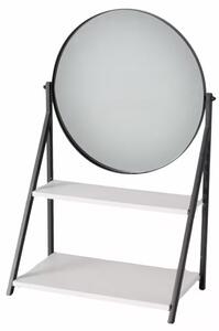 Oglinda cosmetica ACAPULCO cu polita 50,5 cm, neagra