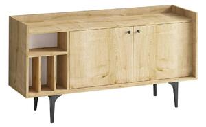 Comoda CANOPUS, stejar safir, PAL melaminat, 150x40x80 cm