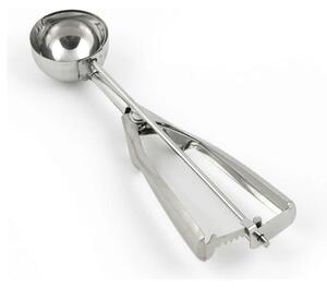 Lingura pentru inghetata C-ZZ-16027, crom, metal, 6x22 cm