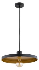 Pendul pe cablu ETERI 1xE27/15W/230V negru/auriu