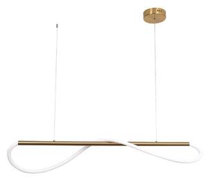 Lustră LED suspendată pe cablu MELECA LED/24W/230V 3000/4000/6000K 100 cm auriu