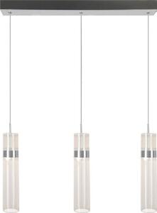 Pendul LED pe cablu AMBIENTE 3xLED/6W/230V 3000/4000/6000K crom lucios
