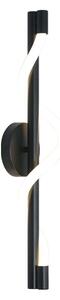 Aplica LED de perete MELECA, 12 W, 230 V, 3000/4000/6000 K, negru