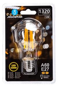 Bec LED Vintage A60 E27/12W/230V 2200K - Aigostar