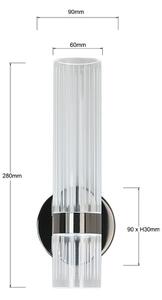 Aplică LED de perete AMBIENTE LED/6W/230V 3000/4000/6000K neagră