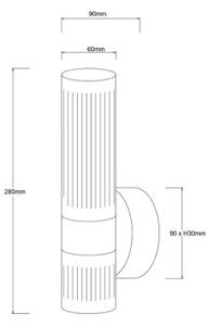 Aplica de perete AMBIENTE LED/6W/230V 3000/4000/6000K, aurie