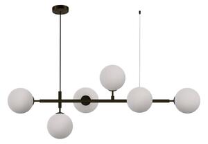 Candelabru pe cablu ALISA, 6x E14/40W/230V, negru