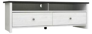 Comoda TV PORTO, alb, PAL, 159x45x44 cm