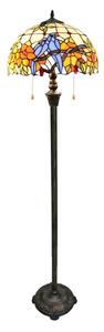Brilagi - Lampă de podea Tiffany JUNGLE din vitralii 2xE27/60W/230V