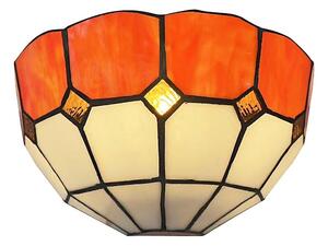 Brilagi - Aplică de perete Tiffany cu vitralii SIENNA, 1xE14/40W/230V